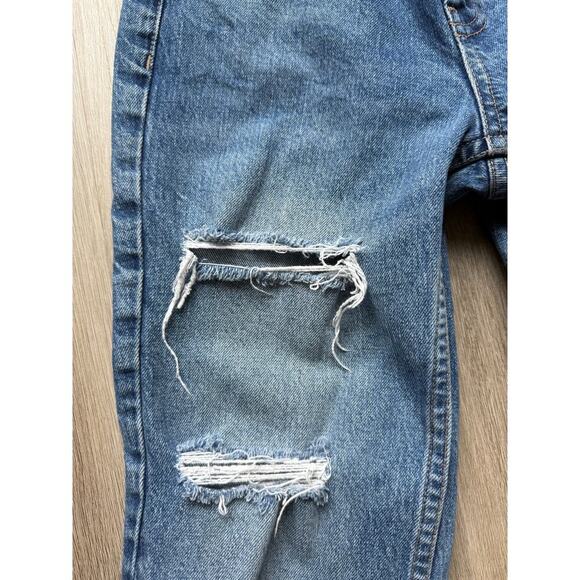 Topshop Women's Straight Jeans, size 25, Distressed - Picture 6 of 7